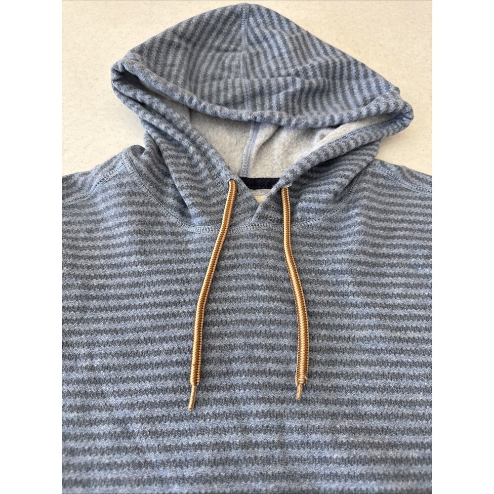 Levi’s Levi Strauss Co. Men’s Grey Striped Sweatshirt Pullover Hoodie Small - Picture 7 of 16